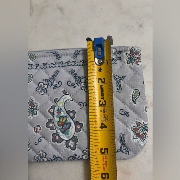 Vera Bradley Dreamer Paisley Print Small Quilted Pouch Cosmetic Bag - Picture 5 of 5